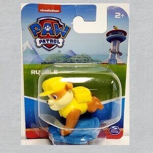 Nickelodeon Paw Patrol Rubble Mini Figure Stands 2 Inches Tall
